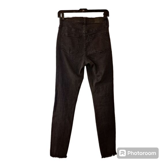 Madewell Women's 10'' High Rise Skinny Button Front Jeans Size 26 Boho Button - Picture 5 of 13